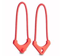 WANDRD WLZP-RD-1 Locking Zipper Pullers, 6 Pairs, Arches Red