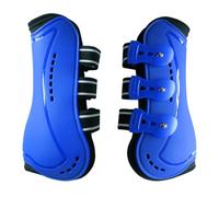 Wandrola Horse Boots Open Front Jumping Tendon Sport Boots, Secure Leg Protection, Classic Equine Supplies (Bright Blue, M)