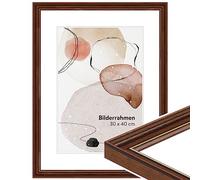 WANDStyle Brown Picture Frame 15 x 15 cm Wooden Picture Frame Brown Vintage