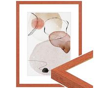 WANDStyle H950 Picture Frame A3 Cherry Tree DIN A3 Picture Frame Wood Modern 42 x 30 cm High-Quality Wooden Picture Frame Poster Frame for Hanging Frame 30 x 42 cm Photo Frame H950 Made in Germany