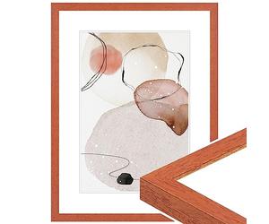 WANDStyle H950 Picture Frame A4 Cherry Tree DIN A4 Picture Frame Wood Modern 30 x 21 cm High-Quality Wooden Picture Frame Poster Frame for Hanging Frame 21 x 30 cm Photo Frame H950 Made in Germany