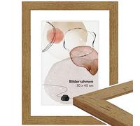 WANDStyle Photo Frames 20 x 28 cm Rustic Style Oak Frame for Picture and Poster, Picture Frames 28 x 20 cm, Wooden Photo Frame, Wall Photo Frame, Picture Frame H750 - Made in Germany