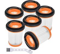 Wandvac Filter Replacement for Shark Cordless Handheld Vacuum WV200, WV201, WV205, WV220. Compare to Part # XHFWV200 ( 6 Pack ION W1 S87 HEAP Filters）
