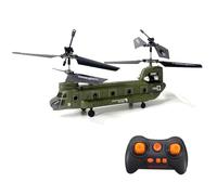 WANENGEDIY 2.4G Remote Control Helicopter S026H 3CH Dual-Rotor Transport Aircraft One-Key Take-Off Military Aerocraft Model Toys Gifts for Model Airplane Enthusiasts