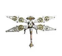 WANENGEDIY 3D DIY Metal Insect Puzzle Steampunk Mechanical Meganeura Model for Adults & Teens Mechanical Jigsaw Metal Puzzle - 200 Pieces Creative Ornament