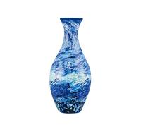 WANENGEDIY 3D Jigsaw Puzzle Vase for Flower, DIY Wave Flower Vase with Removable Cup and Stand, Home Décor and Valentine Puzzle 160 Pieces