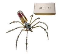 WANENGEDIY 3D Metal Puzzle Circuit-spider DIY Assembly Model Kit, Steampunk Mechanical Insect Model, Christmas Metal Insect Model for Adults to Build, Mechanical Jigsaw Metal Puzzle - 90 Pieces