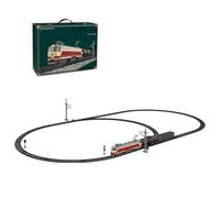 WANENGEDIY Electric Train Set with Lights and Sound, SS7C Alloy Locomotive Electric Train Set with Passenger Carriages & Large Track, Christmas Birthday Gifts for Adults & Teens