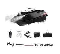 WANENGEDIY GPS RC Bait Boat for Carp Fishing, V066 Dual-Antenna 1000M Remote Control Bait 3KG Loading with Auto Return, 4 Fishing Zones and 200 Waypoints, RC Boat for Lakes