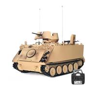 WANENGEDIY RC Armored Truck, 1/16 Scale M311A1 ACAV 2.4G Full-Proportional RC Armored Cavalry Assault Vehicle with Sound and Lights, Realistic Smoke, Xmas Birthday Gifts for Adults and Youth