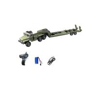 WANENGEDIY RC Military Truck, B36-3 2.4G 1/16 Scale Full-Proportional RC Military Trailer Adjustable Speed & Steering and LED Headlights, Remote Control Trailer Birthday