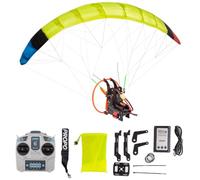 WANENGEDIY RC Paraglider Model, 2.4G 128CM Wingspan RC Electric High-Altitude Stunt Paraglider Model, Remote Control Airplane with Aerobatic Flips and Soaring Flight (RTF Version)