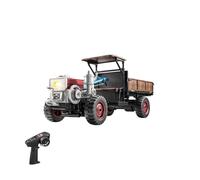 WANENGEDIY Remote Control Tractor, 2.4G 4WD Full-Proportional Realistic RC Tractor with LED Lights, Simulated Sounds and Exhaust Mist Effects, Christmas Birthday Gifts for Adults & Teens