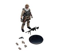 WANENGEDIY Soldier Action Figures, 1:18 Soldier Figures, Movable Military Action Figure with Adjustable Joints, Standing, Shooting and Climbing Poses, Military Toy for Cosplay & Creative Role Play