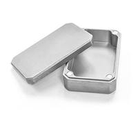 WANERSEN EDC Case Titanium Container Daily Storage Metal Box for Tiny Things Magnetism Match Case Outdoor Camping Tool, Smooth Surface