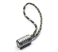 WANERSEN Titanium Paracord Bead Outdoor EDC Necklace Bead Stopper, Style 1
