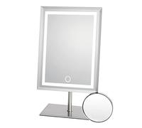 Waneway Full Metal Vanity Mirror, Lighted Makeup Mirror with 80 LEDs Lights and 10X Magnification Spot Mirror, USB Power Light up Cosmetic Mirror for Dressing Table