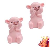 WANFANK Funny Pink Cute Pig Lighter,Novelty Creative Pig Tail Inflatable LighterSmall and Durable Novelty Cool Pig Lighters Refillable,Pig Double Spray Flame from Pig Nostrils like Cow Lighter,(B)
