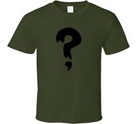 WANFENG Gravity Falls SOOS Question Mark Military Green T Shirt Medium
