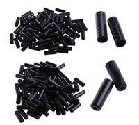 WanFengXue 200Pcs Brake Cable Wire Tips Caps Black Housing Ferrule End Caps 4mm/5mm for Bike Derailleur Shift and Brake Wire Cable