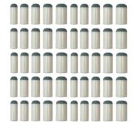 Wanfoou Cue Tips Replacements, 50 Pcs Billiard Cue Tips Replacement Bulk, Pool Cue Tips Slip-On Assorted 5 Sizes Billiard Cue Tips Replacement Bulk (9mm, 10mm, 11mm, 12mm, 13mm)