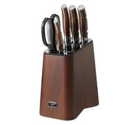 WANG MAZI professional high-end cutting tool set, kitchen knife set, bone cutting knife, multi-purpose fruit knife, scissors, kitchenware set, durable and exquisite 7-piece set