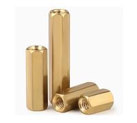 WANG TII DOO 20 Pcs M2.5 Double-Pass Hexagonal Copper Column Brass Standoff Spacer Length 15-20Mm for PCB LED Mounting, Motherboard DIY,M2.5 * 15mm