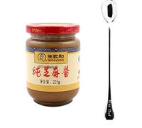 Wang Zhihe Pure Sesame Paste + Free one NineChef Spoon (1 Bottle)