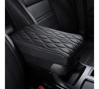 WANGAIDCE Car Center Console Cover For Audi Q4 Sportback e-tron SUV 2021-2025, Leather Waterproof Armrest Seat Box Cover Protector, Comfortable Car Decor Accessories