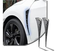 WANGAIDCE Car Spoiler Canards Kit for Citroen C4 Cactus 2014-2023, Front Bumper Lip Splitter, Anti-Collision Strip Bumper Decoration Sticker Exterior Accessories