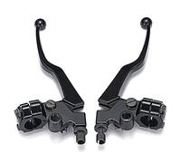 WANGBINGXING Clutch Lever Motorcycle Brake Clutch Levers Black Fit Use for Honda CG 125 Aluminum Alloy Motorbike Brake & Clutch Lever Cable Front Brake Motorbike Levers