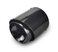 WANGBINGXING Exhaust Tip 1 Piece Black Chrome And Carbon Fiber Muffler Pipe Fit Use For Mini Cooper Exhaust Tip R55 R56 R57 R58 R59 R60 R61 F54 F55 F56F57F60 Car Exhaust(R57 R58 Cper S)