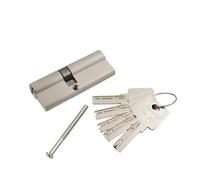 WANGBINGXING Lock Cylinders Every Size 70 80 90 100 Door Lock Cylinder Double Open Knobs Cylinders Bedroom 5Pcs Key(70(30-40))