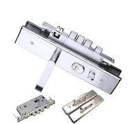 WANGBINGXING Lock Replacement Parts Stainless steel door lock panel handle and body,silent tongue, parts/accessories(24x240)