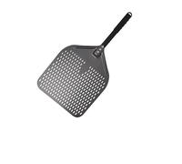 WANGBINGXING Pizza Peel 10 12 13 14 16 Inch Big Pizza Perforated Shovel Paddle Short Handle For Oven Turning Peel Kitchen Tools Nonstick Pizza Baking Pizza Paddle (Color : 10 inch 55cm)