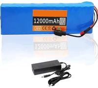 WANGCAIER 36V 12Ah Ebike Battery,10S3P High Power Capacity 18650 Lithium Battery Pack,for Ebike Electric Car Bicycle Scooter,with 20A BMS And 42V 2A Charger,200W~500W High Power