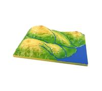 WANGCAIER Contour Topographic Map Interpretation Model Educational Instrument Demonstration Geography Geomorphology Teaching Tool