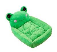 WANGCAIER Pet Cushion | Animal Shaped | Soft Small Dog Cat Kitten Puppy Bed with Removable Pad (Green, S)