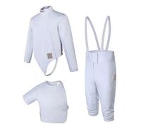 WANGCEPLSD 450N Fencing Uniform Suit, Unisex Training Fencing Tops, Durable Ice Silk Fabric, Right Handed, for Foil Epee Saber(#36)