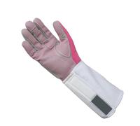 WANGCEPLSD Fencing Glove, Hand Protective Equipment, Padded Fencing Gloves, for Practice, Paste Open and Close, Right Hand(Pink,#6.0)