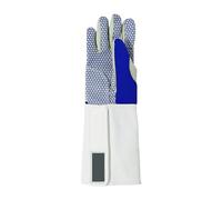 WANGCEPLSD Fencing Glove, Hand Protective Equipment, Padded Fencing Gloves, for Practice, Paste Open and Close, Right Hand(Blue,#9.5)
