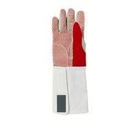 WANGCEPLSD Fencing Glove, Hand Protective Equipment, Padded Fencing Gloves, for Practice, Paste Open and Close, Right Hand(Red,#5.0)