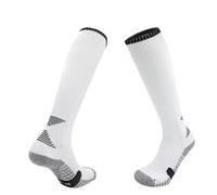 WANGCEPLSD Fencing Socks, High Long Sports Compression Socks, Anti Slip, Sweat Wicking, Anti Slip, Unisex, for Epee Saber Foil(Black,M)