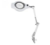 WANGCEPLSD LED Shadowless Lamp, Medical Exam Lamp Clamp Table Type, Adjustable Angle, Dental LED Oral Exam Light, Adjustable Light Source, 3x Magnifying Glass, Collapsible