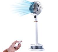 WANGCEPLSD Mister Fan Indoor Outdoor, Fan with Water Spray Misting Fan, with Remote Control, 180° 3D Wide-angle Air Supply, with 2.5 L Water Tank, for Bedroom, Living Room, Garden, Terrace