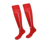 WANGCEPLSD Standard Fencing Stockings, High Long Sports Compression Socks, Fencing Gear, Unisex, for Epee Saber and Foil(Red,M)