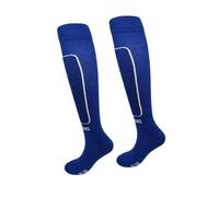 WANGCEPLSD Standard Fencing Stockings, High Long Sports Compression Socks, Fencing Gear, Unisex, for Epee Saber and Foil(Blue,L)