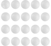 WangChaoJiu 26 Pcs Practice Golf Balls, 41mm Practice Balls, White Plastic Air Flow Golf Ball for Airflow, Outdoor Indoor Golfs Training Ball for Driving Range Home Games