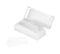 WANGCL 100 Pcs Microscope Cover Glasses, 24x50mm, Alkaline-Free, Streak-Free, for Fluorescence Microscopy