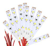 WANGCL 10PCS 3 Led Model 12V Led Strip Light for Model Making Led Lighting Fit for Model House Model Trains RC Car - Warm White